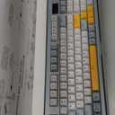 Tri-Mode Wireless Keyboard, BT/2.4G/Wired, Silent Membrane, RGB Backlit, Display Screen & Multimedia Knob, 94 Keys PBT Keycaps for PC Home Gaming Office Use