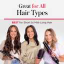 REVLON One Step Volumizer Plus Hair Dryer and Styler | More Volume, Less Damage, and More Styling Control for Easy and Fast Salon-Style Blowouts, Plus Travel-Friendly (Black)