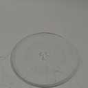 14.2" Microwave Glass Plate for GE Microwave Plate WB48X35496, 14 1/8 Inch Replacement Microwave Glass Plate for Panasonic F0601CD00BP A06014000AP LG MJS47373302 Microwave Glass Turntable (14.2" Small Coupler Hole)