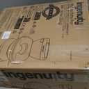 Ingenuity My Size Potty Pro 2-in-1 Potty Training Toilet, Floor Potty with Removable Potty Seat for Standard Toilets, Realistic Flushing Sound, For Toddlers Ages 18+ months, Up to 50 lb (White)