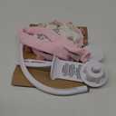 Levtex Baby - Colette Musical Rotating Baby Crib Mobile - Knit Unicorns and Pom Poms - Pink and White - Nursery Accessories