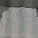 GKBK Womens Cotton Tops Cap Short Sleeve Crop V Neck Basic Shirts Boxy Casual Spring Summer Clothing Outfits White.L