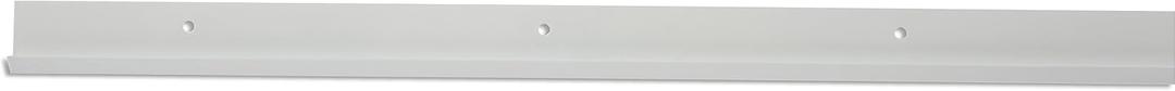 Rubbermaid FastTrack Rail Hardware 40" White Heavy-Duty Steel Durable Organization for Home/Laundry/Bathroom/Mudroom/Pantry/Linen Closet