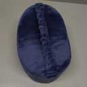 Knee Pillow for Side Sleepers - Relief from Sciatica Pain, Back/Leg Pain, Pregnancy, Hip and Joint Pain Memory Foam Leg Pillow + Free Sleep Mask and Ear Plugs (Blue)