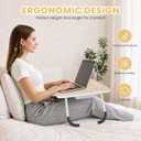 Lap Desk for Laptop Tray, Foldable Laptop Bed Desk with Storage Drawer