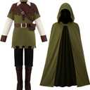 Spooktacular Creations Halloween Child Boy Robin Hood Elegant Archer Costume, Toddlers Hunter Outfit for Kids Role Play Party (Toddler(3-4 yrs))