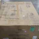 Serta Ainsley 72.6" Convertible Sleeper Sofa, Queen Size, Dreamcoil Comfort, Soft Woven Fabric, Oyster