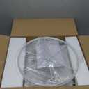 28.5" Tall Farmhouse Table Lamps Set of 2 for Living Room Rustic Bedside Lamps with USB C+A Traditional Lamp for Bedroom Nightstand Office Hallway, Washed White, Rotary Switch, Bulb not included