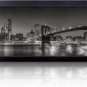 Annecy 13.5x40 Picture Frame Black1 Pack, Panoramic Picture Frame for Wall Decoration, Classic Black Minimalist Style Suitable for Decorating Houses, Offices, Hotels