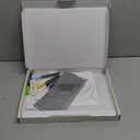 16-Inch Rechargeable Doodle Glow LED Note Board, 7-Color Light Modes, Neon Art Dry Erase Light Up Drawing Pad with Built-in Stand, Sketching Gift Toy for Kids/Girls/Teens, 5 Markers & Tracing Book (White)