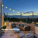 Beizelte 2 Pack 5Ft String Light Poles,Outside String Lights,Outdoor Light Poles,Metal Poles Stand for Patio,Backyard,Deck