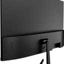 CRUA 24 Curved Gaming Monitor, 180Hz/144Hz FHD 1080P, Support 120% sRGB, AMD FreeSync, Low Motion Blur, Wall Mount Installs Compatible, for Office and Games(HDMI 1.4 & DP 1.2) Black