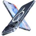 TORRAS Magnetic Slim-Fit for iPhone 17 PRO MAX Case, Ultra-Thin 17 ProMax Phone Case Compatible with MagSafe, Light Anti-Scratch Matte Hard PC Bayer 6.9 inch OriginFit, Clear