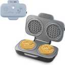 Disney | Dash MultiMaker Double Mini Maker System - Convenient Electric Waffle Maker - Features Interchangeable, Dishwasher-Safe Plates - Quick Cleanup & Simple Setup - Lilo & Stitch Design