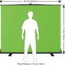 EMART 77x92in Collapsible Chromakey Panel Portable Green Screen