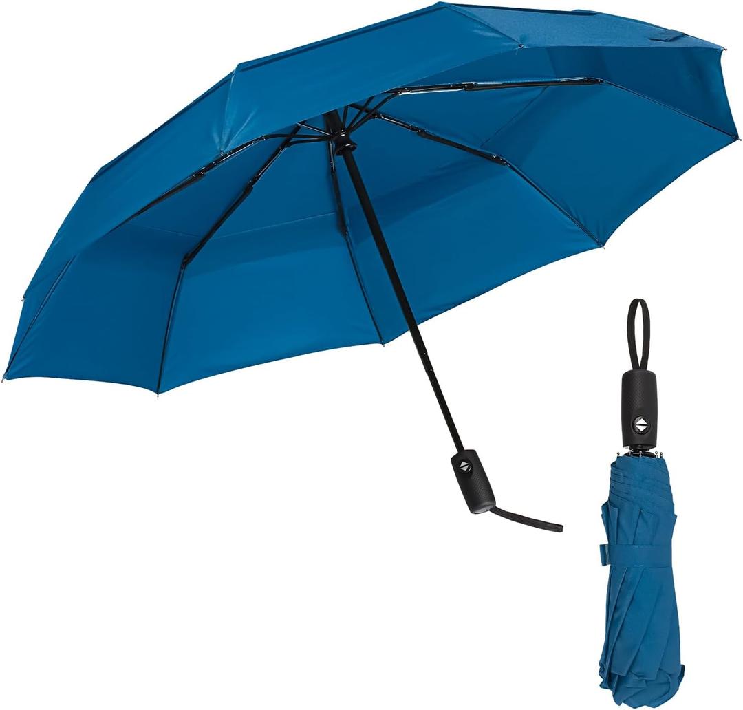 Mr. Pen- Windproof Travel Umbrella, Cyan-Blue, Automatic Umbrellas for Rain, Compact Umbrella, Travel Umbrella Compact, Umbrella Windproof Umbrella, Umbrellas for Rain Windproof, Portable Umbrella