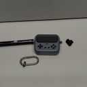 Inesore for Airpods Pro 3 Case Cover with Cleaner Kit,with Lock for Airpod Pro 3 (2025),Classic Cool Funny Game Console Hard Air Pods Pro 3 Case for Men Boy(Black)