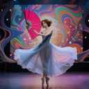 Large Folding Hand Fan, Nylon-Cloth Vintage Retro Fabric Fans, Glitter Bamboo Ribs Chinese Kung Fu Tai Chi Hand Fan for Women, Festival, Dance, Gift, Performance, Decorations