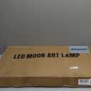 IMENE Half Moon Light, 29in Half Moon Light for Nail Desk, Half Moon Lamp Adjustable Color Temperature and Brightness Perfect for Nails Tech Manicure, Lash Extention, White