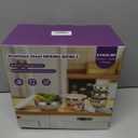 Mixing Bowls with Lids Set, 6 PCS Stainless Steel Mixing Bowls with 3 Grater Attachments, Kitchen Food Storage Organizers Nesting Mixing Bowl, Large Size 4.5, 3.5, 2.1, 1.5, 1.1, 0.7QT (Khaki)