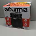 Gourmia Air Fryer - 7 Qt Large Capacity with LED Display, 12 One-Touch Presets, FryForce 360 Technology, Nonstick Dishwasher-Safe Basket & Crisper Tray, Black