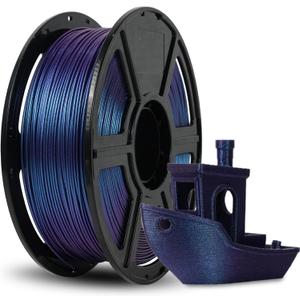 FLASHFORGE 3D Printer Filament Chameleon PLA Color Shift Filament 1.75mm, Changes Color with Light and Angles, 1KG Spool (2.2lbs), Dimensional Accuracy +/- 0.02mm for FDM 3D Printers (Nebula Purple)