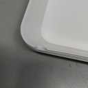 Lifewit Serving Tray Divided for Party Supplies, 4 PCS 15" x 10" Plastic Platters for Serving Food, White Reusable Tray for Veggie, Snack, Fruit, Cookies, Desserts in Kitchen/Pantry
