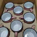 Set of 16 Ceramic Campfire Mugs – 15 Oz, Pink – Coffee & Tea Cups for Home, Work, Travel, Camping – Customizable, Great for DIY, Events, Companies, 16 Count
