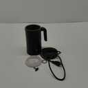 Milk Frother, 4 in 1 Electric Milk Steamer, 13.5oz Automatic Warm and Cold Foam frother for Coffee, Latte, Macchiato, Cappuccino, Hot Chocolate (Classic Black)