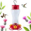 Outdoor Metal Mesh Bird Feeder, Cylindrical Metal Mesh Feeder Transparent Rotary Button