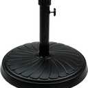 Orgrimmar 22lbs Umbrella Base Heavy Duty Outdoor Living Round Antiqued Patio Market Umbrella Base