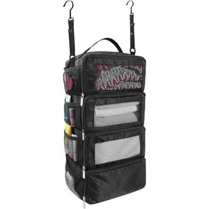 Olosar Suitcase Organizer, Travel Luggage Organizer Portable Hanging Travel Shelves Collapsible Hanging Packing Cubes for Carry on Suitcase