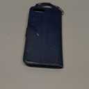 RANYOK Wallet Case Compatible with iPhone 13 Pro (6.1 inch), Premium PU Leather Zipper Flip Folio Wallet RFID Blocking with Wrist Strap Magnetic Closure Built-in Kickstand Protective Case (Blue)