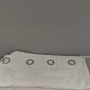 Beige and Silvery 100% Blackout Geometric Pattern Curtains, 52 Inch Wide 96 Inches Long 2 Panels, Thermal Insulated Noise Reducing Anti-Rust Grommet Drapes for Bedroom Living Room, Cream