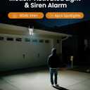 Anlapus C281 3MP 2K Security WiFi Camera Outdoor, 360° Pan/Tilt Wired Security Camera, AI Detection, Auto Track, Color Night Vision, 2-Way Audio, 2.4/5GHz, Light Siren Alarm, Cloud/Memory Card Storage