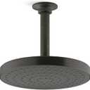 KOHLER 76464-Y-2BZ Awaken 8 Inch Single-Function Rain SHOWERHEAD, 8" Fixed Round Rainfall SHOWERHEAD, 2.5 GPM, Oil-Rubbed Bronze