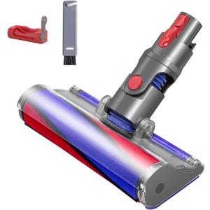Coodss Soft Roller Cleaner Head Compatible with Dyson V8 V10 V11 V15 Vacuum Cleaner, Fluffy Head Replacement for Hardwood, Vinyl Floor, Carpet