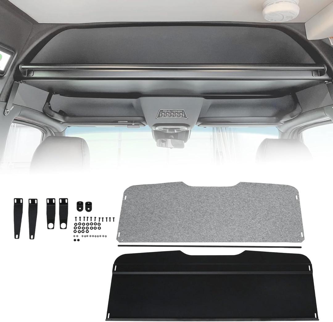 Van Headliner Shelf Fit for Mercedes Sprinter 2019-2025 Van with Curtain Rod, Carpet