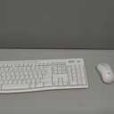 Logitech MK270 Wireless Keyboard and Mouse Combo for Windows, 2.4 GHz Wireless, Compact Mouse, 8 Multimedia and Shortcut Keys, 2-Year Battery Life, for PC, Laptop - White