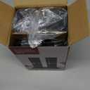 Electric Salt and Pepper Grinder Set, New Rechargeable Salt and Pepper Mill with Charging Base, Adjustable Coarseness Shakers with LED Light, One Hand Operation for Kitchen Appliances Gifts for Women (Classic Black)