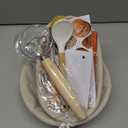 Sourdough Proofing Basket Gift Set, 9" Round and 10" Oval Banneton Bread Baking Supplies, Sourdough Baskets with Bread Lame, Danish Whish, Bowl Scraper, Sourdough Scraper, and Linen Liner (9-Piece Kit)