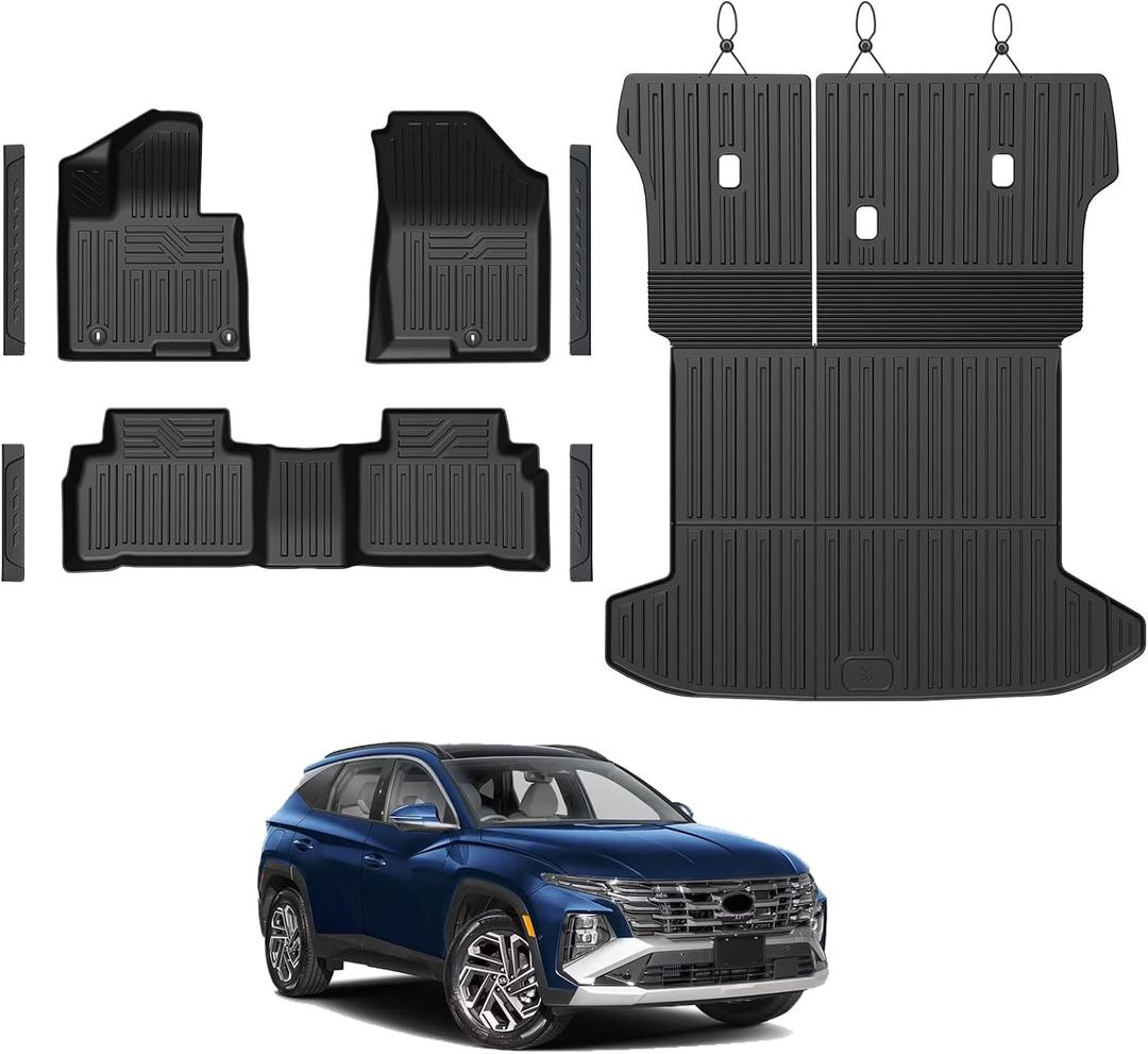 JOULARISE Floor Mats for Hyundai Tucson 2022-2026 Gas Only, with Cargo Mat