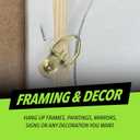 Picture Hanging Wire #5 50lbs 100-Feet, Flexible Steel Wire 16 Gauge for Hang Up Frame/Painting and Mirror