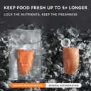 Wevac 8" x 12" Precut Vacuum Sealer Bags, 200 Count, Includes 5 Liquid Block Bags & 5 Bone Guard Pieces, Heavy Duty for Food Storage, Sous Vide & Meal Prep