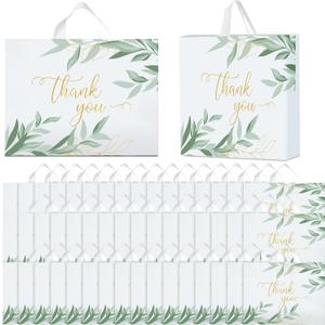 50 Pack Thank You Bags for Small Business 15"x12" Reusable Plastic Boutique Shopping Gift Bags with Handle 2.76 Mil Thick (Sage Green) 50 Pack Thank You Bags for Small Business 15"x12" Reusable Plastic Boutique Shopping Gift Bags with Handle 2.76 Mil Thick (Sage Green)