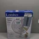 Lasko 12" Oscillating Table Fan for Home, Offices, Bedrooms, Living Rooms, 3-Speeds, Widespread Oscillation, Tilt-Back Fan Head, Portable, White, 2012, 16.5 In. Tall