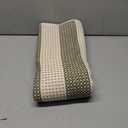 OJIA Outdoor Rug 3'x5', Washable Entryway Rugs Indoor Front Door Mat Cotton Woven Checkered Front Door Rug Small Area Rug Outdoor Doormat for Porch Kitchen Patio Bathroom (Green/White/Tan)