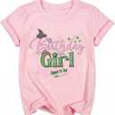 LOTUCY Birthday Girl Outfit for Kids Its Me Hi Im The Birthday Girl Shirt | Birthday Party TopsToddler Kid Girls Tie Dye T-Shirt B-Day Gifts (Pink)