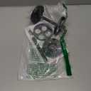 Black Stainless Toothbrush Holder Stand: Rustproof Bathroom Countertop Organizer, 4 Ventilated Slots Hold Manual Toothbrushes, Razor