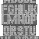 Rhinestone Genie Font-Bolt 3" Magnetic Rhinestone Template, Black